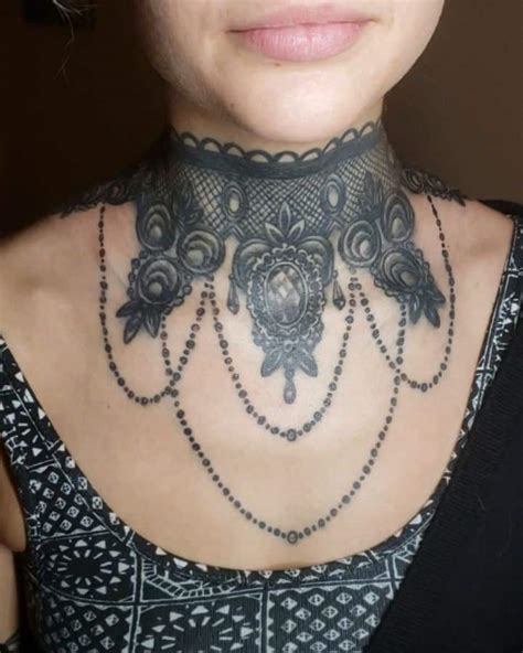 feminine womens front neck tattoos|69 Neck Tattoos For Women With Meaning